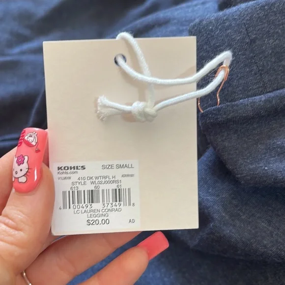 NWT Lauren Conrad Gray Mid Rise Leggings - Picture 6 of 7